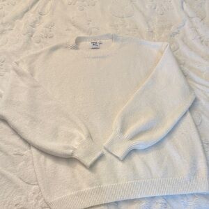 Princess Polly Cream Crew Neck Sweater